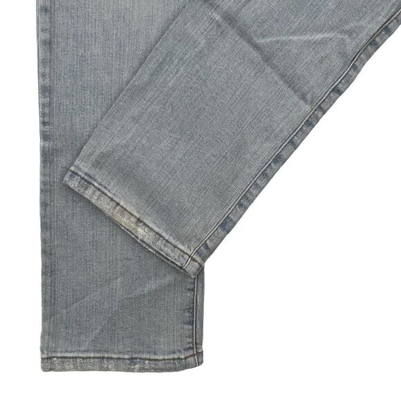 Pre-loved AJ Armani Jeans Women Washed Denim Jeans Straight Leg Pants US 26 - Picture 12 of 13